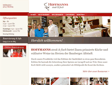 Tablet Screenshot of hoffmanns-bamberg.de